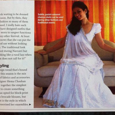 2nd Nov 2011 Femina Magazine , Gujarat edition dated