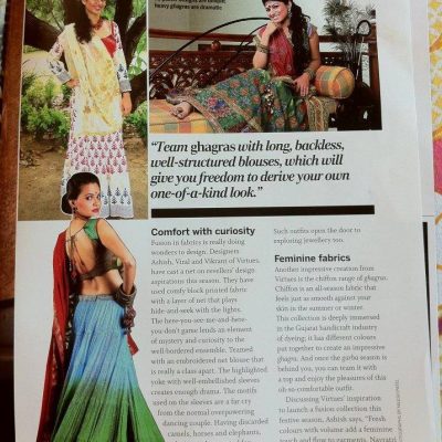2nd Nov 2011 Femina Magazine , Gujarat edition