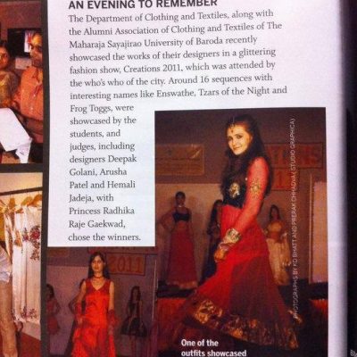 2nd June 2011 Femina Magazine , Gujarat edition