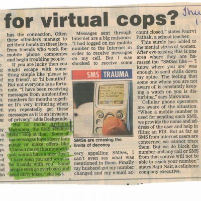 Article on Cyber Law 10th June 2004